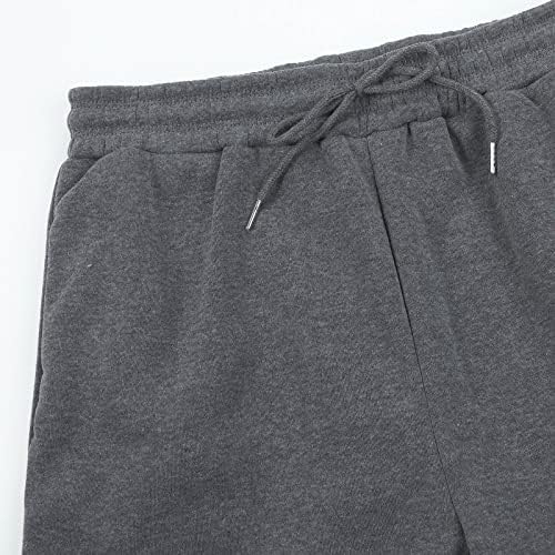 High Waisted Womens Cotton Joggers with Pockets