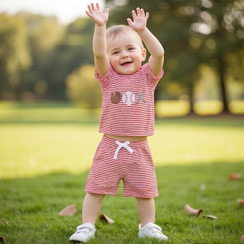 DSOKUHIB Toddler Baseball Outfit for Boys and Girls