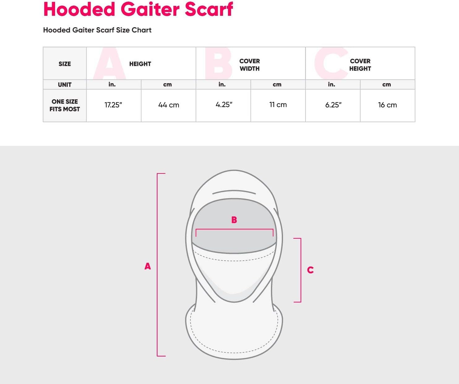 FUCO NFL Team Logo Hooded Gaiter Balaclava Face Cover Officially Licensed