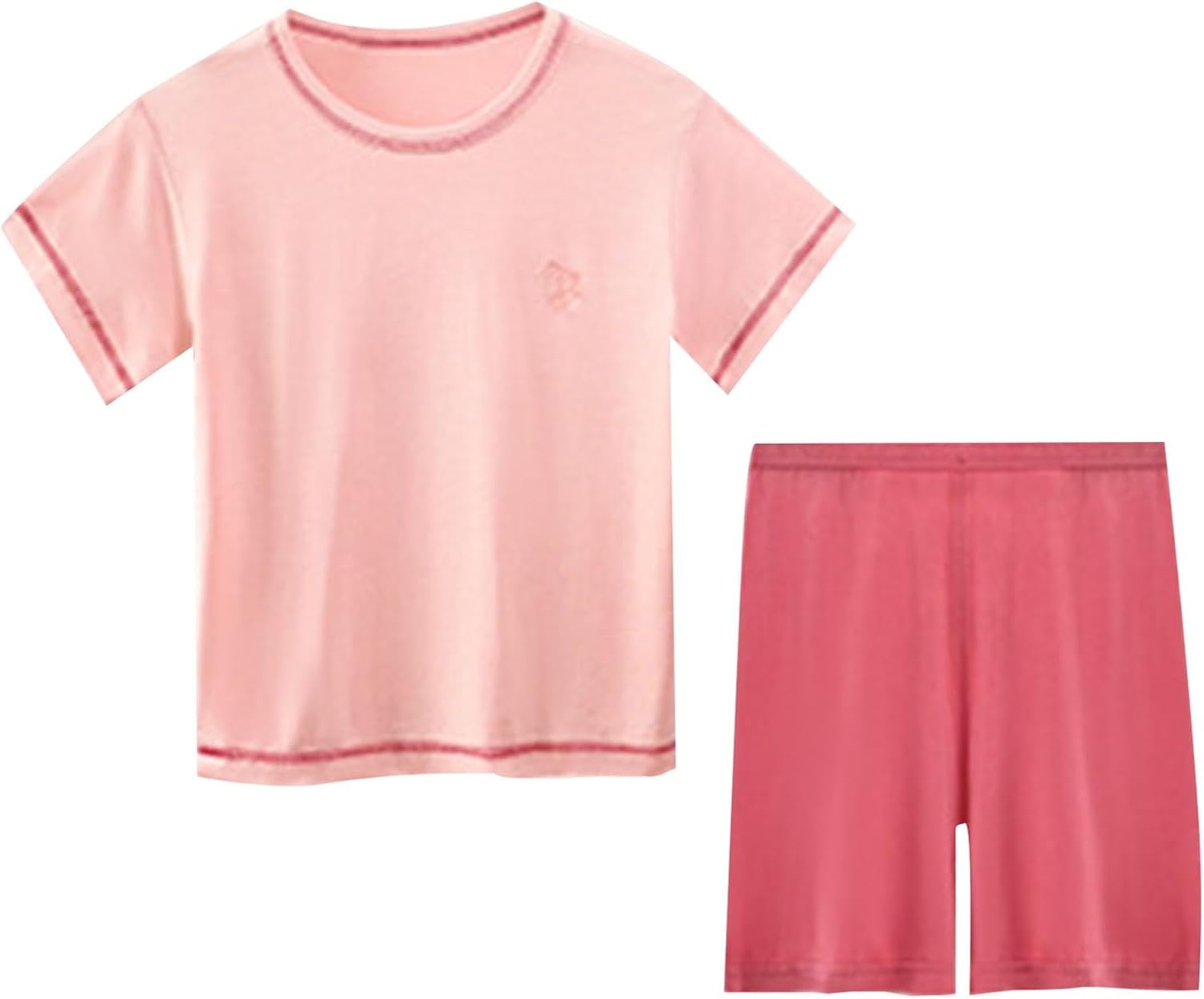 Moonker Kids Boys Summer Cotton Short Sleeve Loungewear