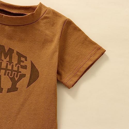 Xiaodriceee Toddler Boys Football Game Outfit Set