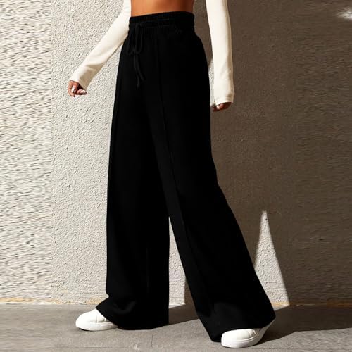 Midelxp Womens Wide Leg Sweatpants - Premium Casual Athletic Pants