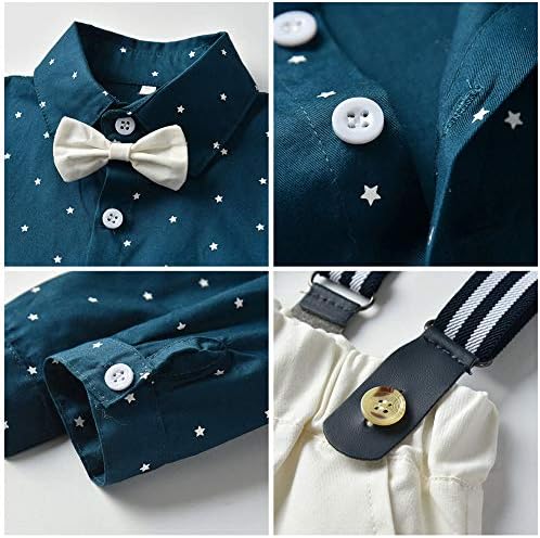 festive Christmas Overalls Set for Boys