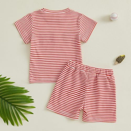 DSOKUHIB Toddler Baseball Outfit for Boys and Girls