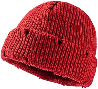 Melon Skin Beanie Cap Retro - Adjustable for Men Women