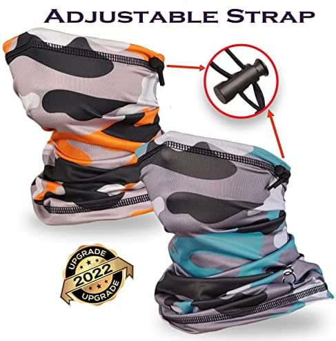 TuXCen Kids Camo Gaiter UV Protection Face Mask