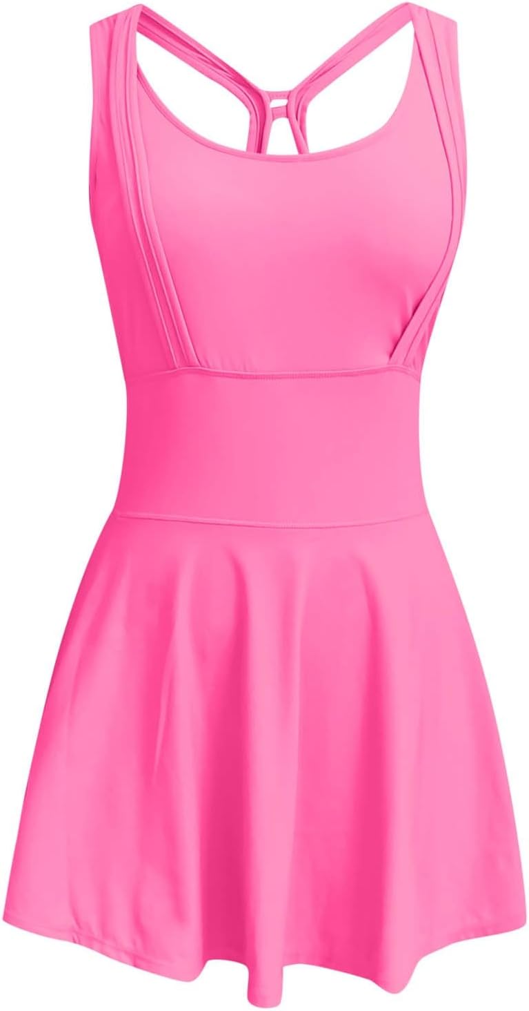 Sfascumop Womens Tennis and Golf Active Dress