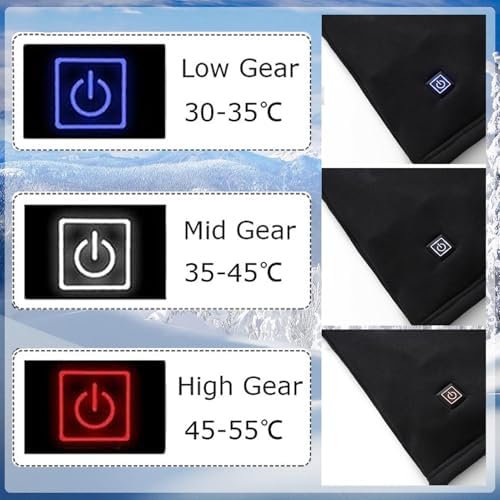 YANYNGS USB Heated Top Womens -16 Heating Zones - Warming for Cold Winters