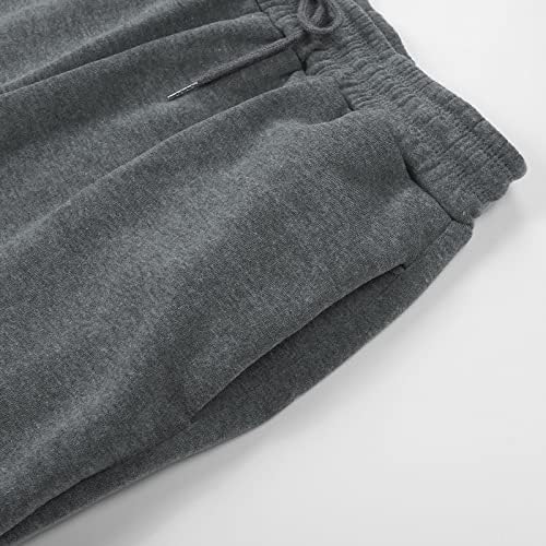 High Waisted Womens Cotton Joggers with Pockets