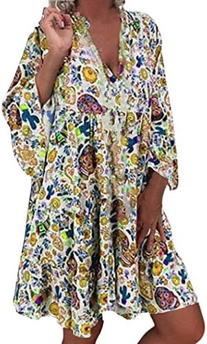 Casual Boho Dress for Women Trendy Summer beach Outfit 2025