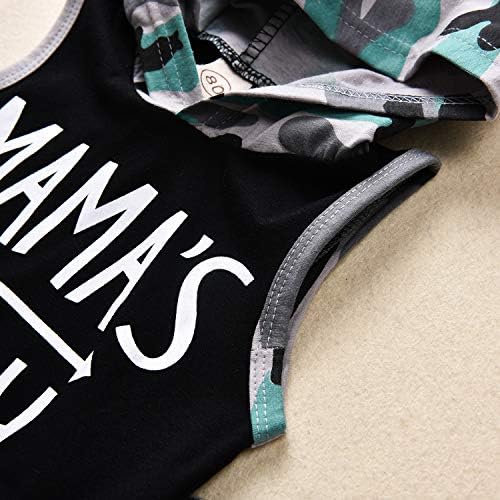 Aalizzwell Baby Camouflage Harem Hoodie Summer