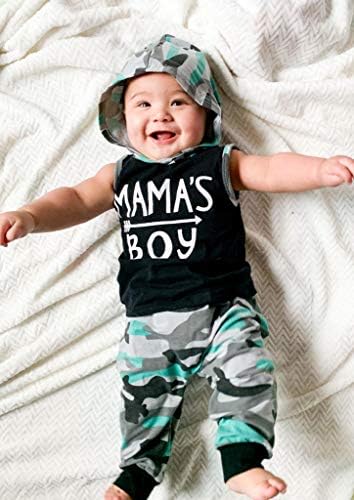 Aalizzwell Baby Camouflage Harem Hoodie Summer