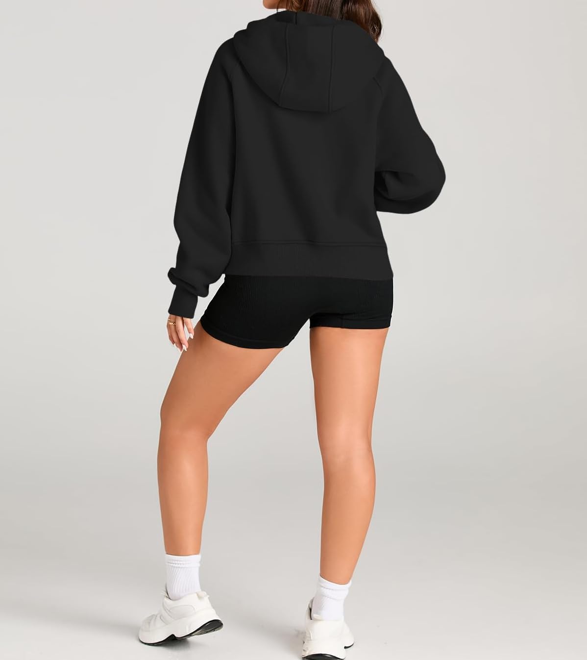 Chunersha Half Zip sweatshirts Womens Fleece Hoodie