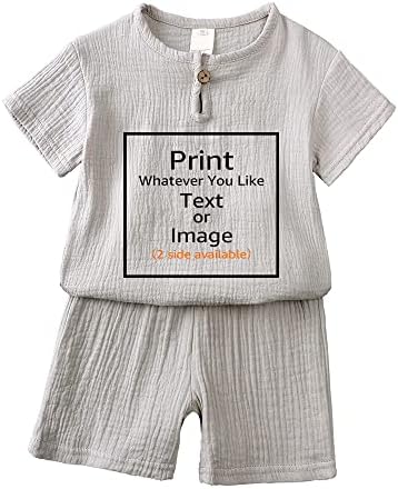 Custom Baby T-Shirt Shorts Set for Kids