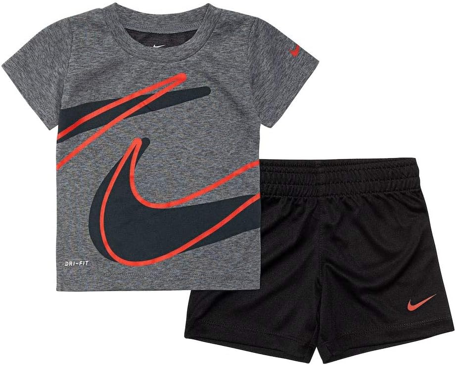 Nike Baby Boys Dri-Fit Shorts Set BlackRed 24-Month