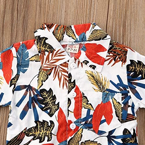Little Hawaiian Shorts Qiylii Summer Toddler Boys Outfit