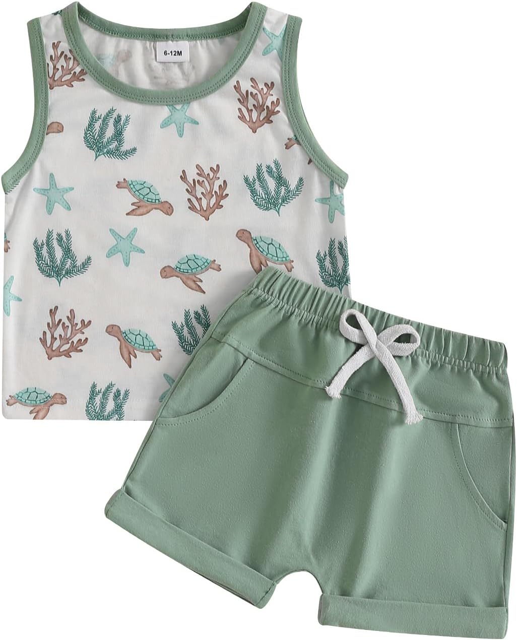 Meiweileya Baby Boy Summer Outfit Set