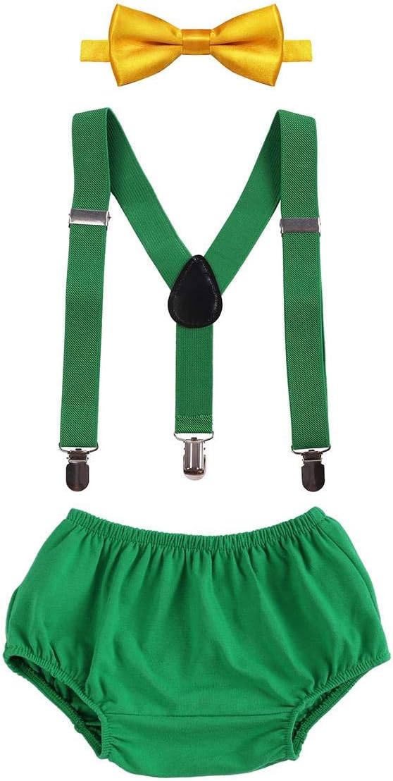 AdorableBaby Boys 1st Birthday Set suspenders and bow tie