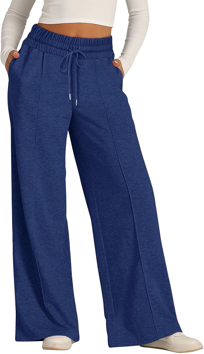 Wide Leg Casual Sweatpants for Women