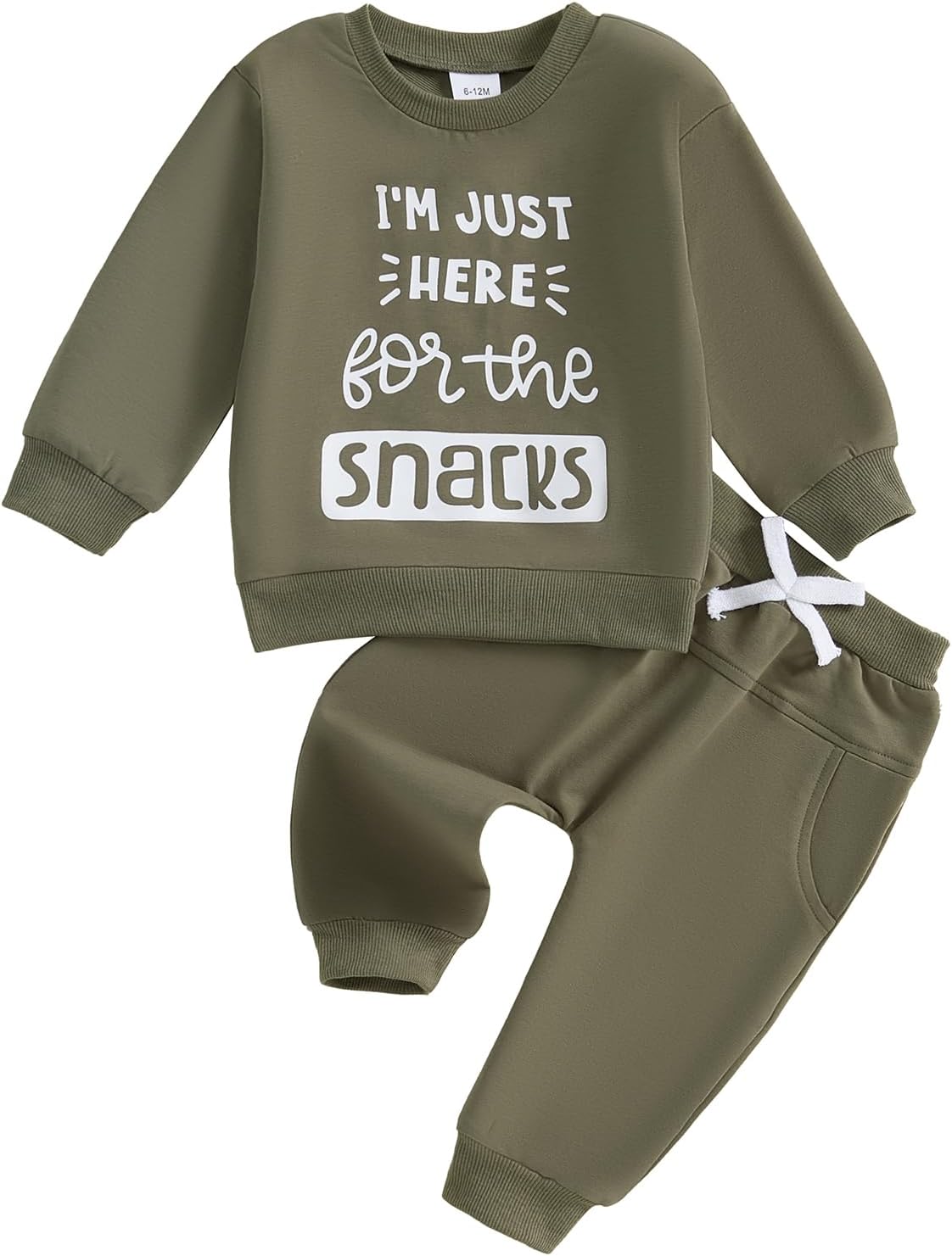 Finegoodwei Toddler Fall Winter Letter Print Overhaul Sweeps Set