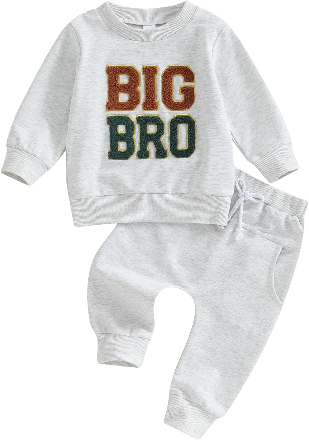 Big Brother Little Brother Matching Outfit Toddler Baby Boys Long Sleeve Sweater