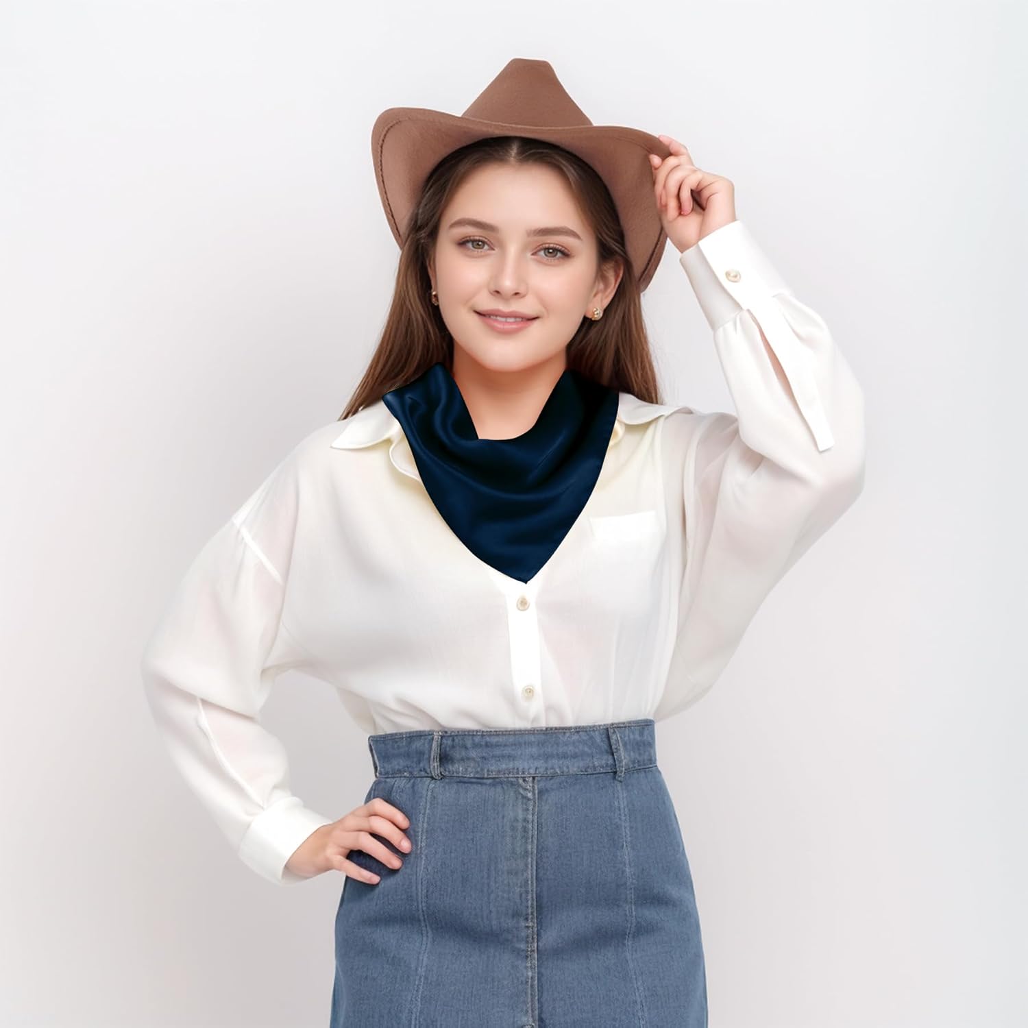 Pistha Satin Scarf Square