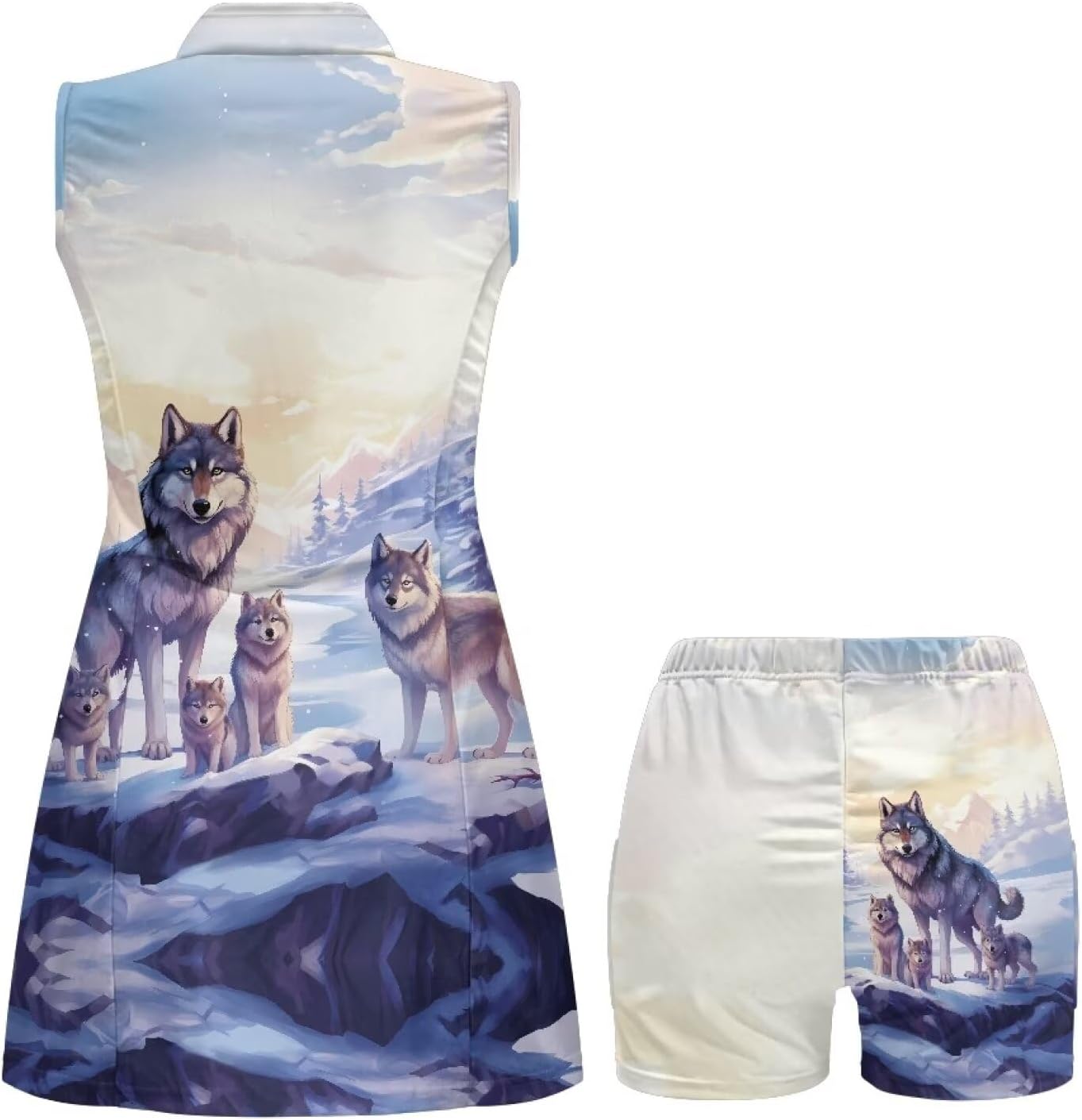 Showudesigns - Comfortable Athletic Golf Dress Set for Women