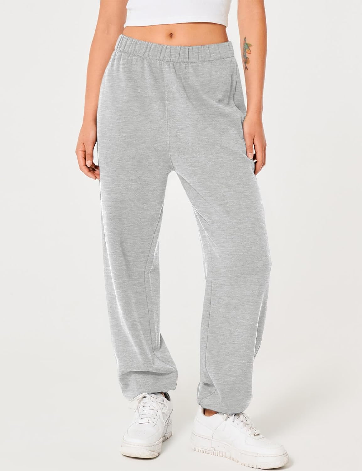 HeSaYep Womens High Waist Drawstring Sweatpants