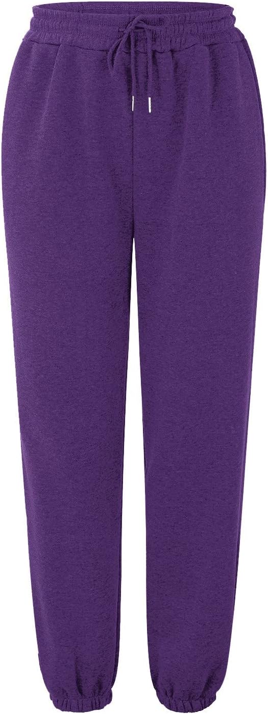 Womens Cinch Bottom Sweatpants High Waisted with Pockets