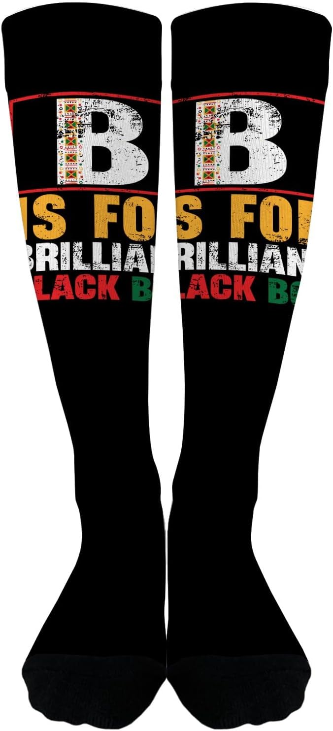 B Is for Boy Black History Months Long Socks