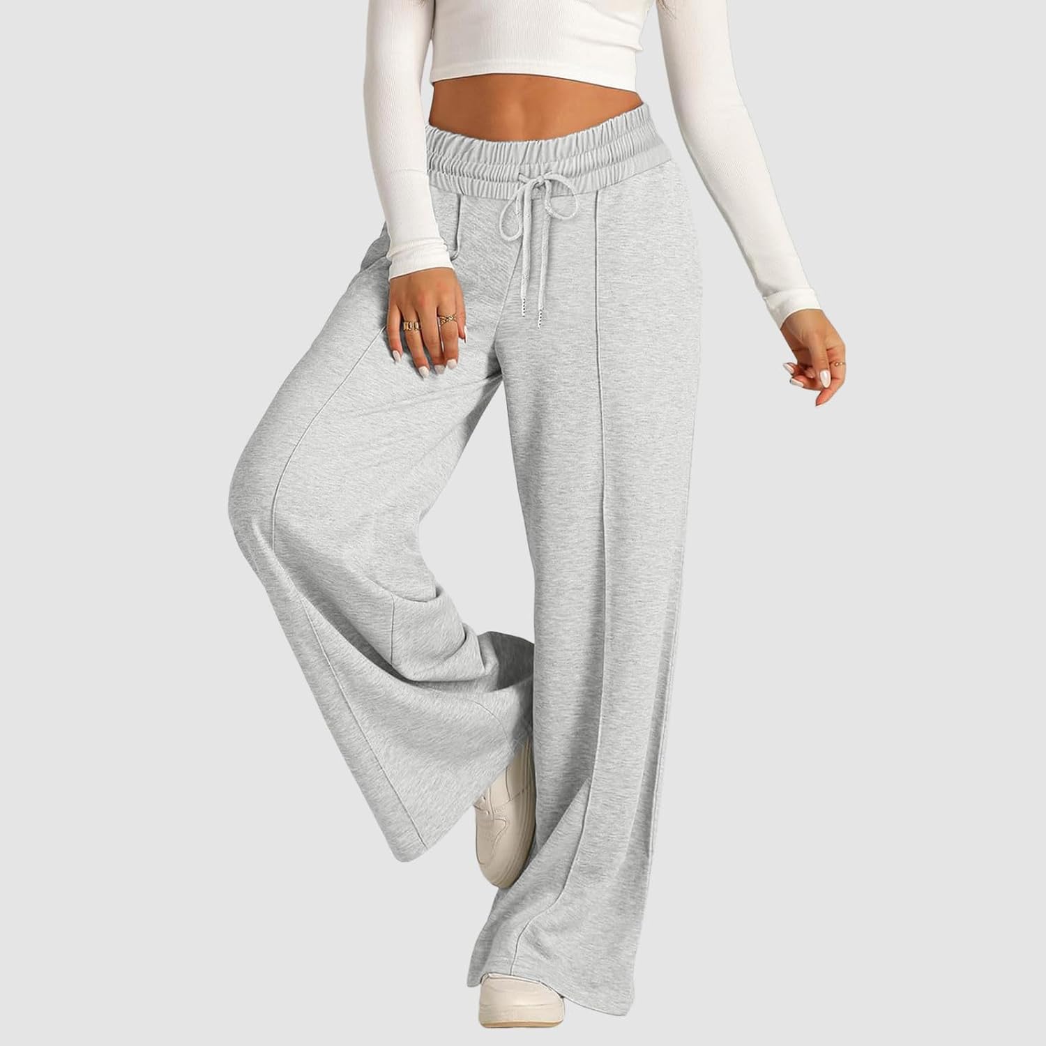 Lainuyoah Women High Waist Sweatpants Joggers