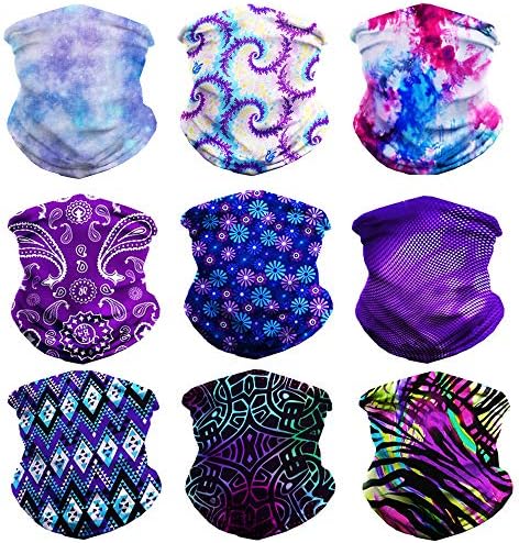 KALILY 12PCS9PCS6PCS Face Shield Headwrap