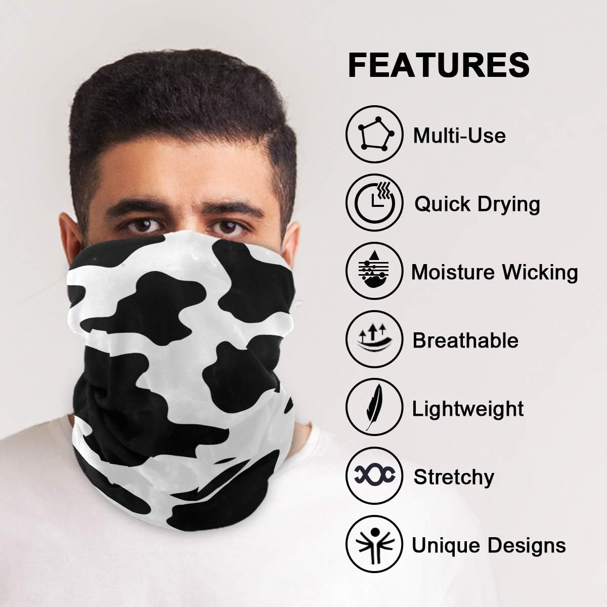 Multicolored Balaclava Face Cover for Men Women