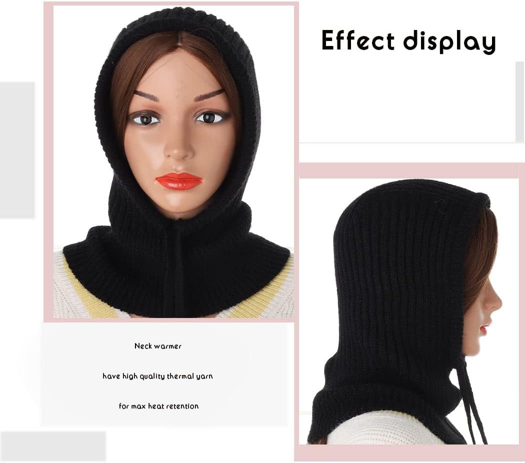 Jerany Balaclava Knit Winter Hat Scarf