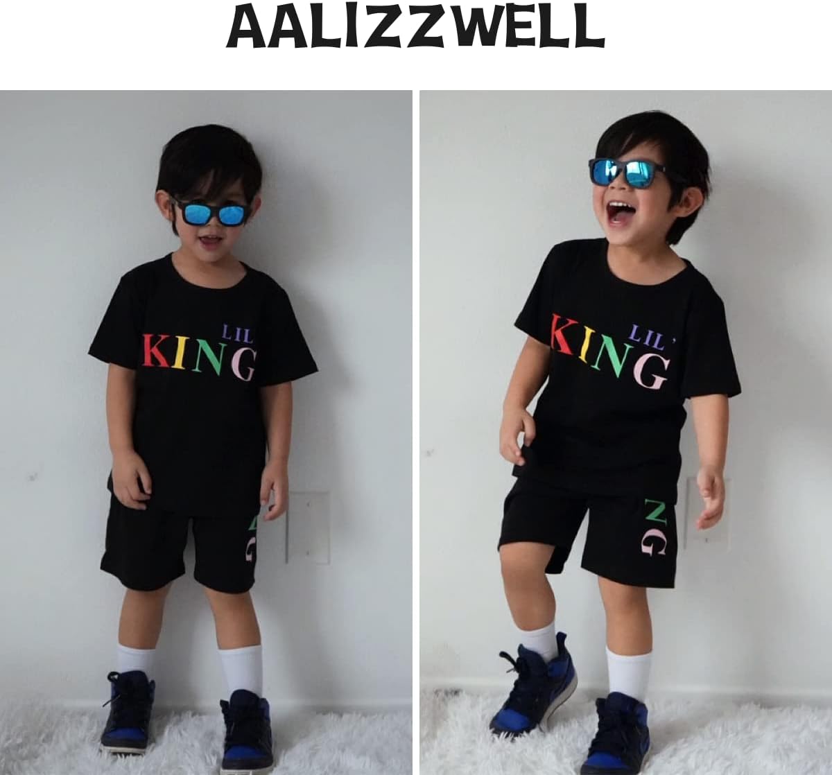 Aalizzwell Toddler Boys Camouflage Shorts Set