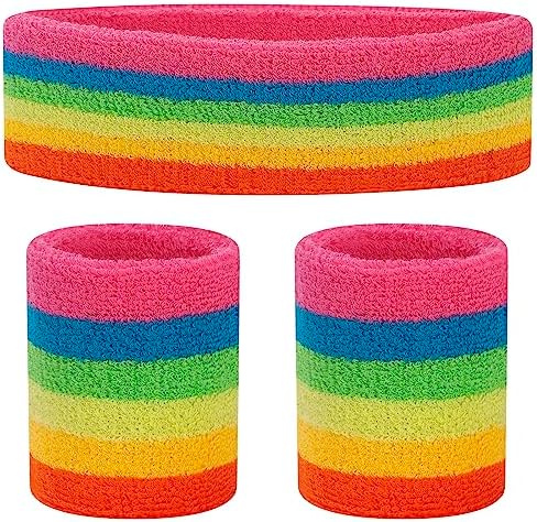 ONUPGO 80s Sport Set for Men Women Girls Boys