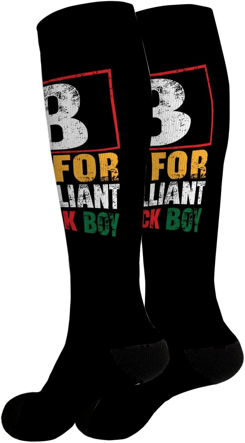 B Is for Boy Black History Months Long Socks