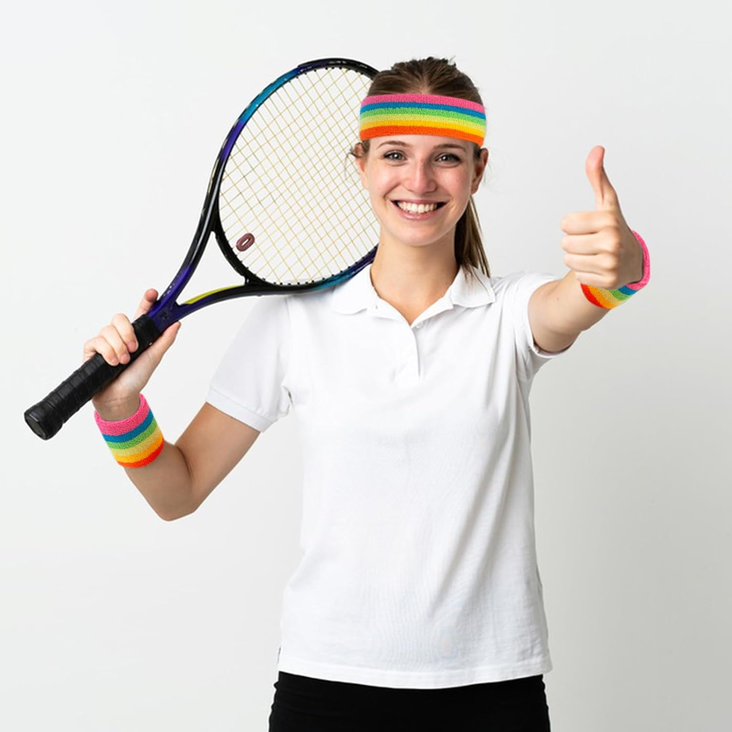 ONUPGO 80s Sport Set for Men Women Girls Boys