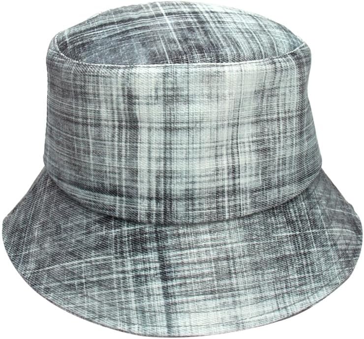 Frayed Denim Bucket Hat