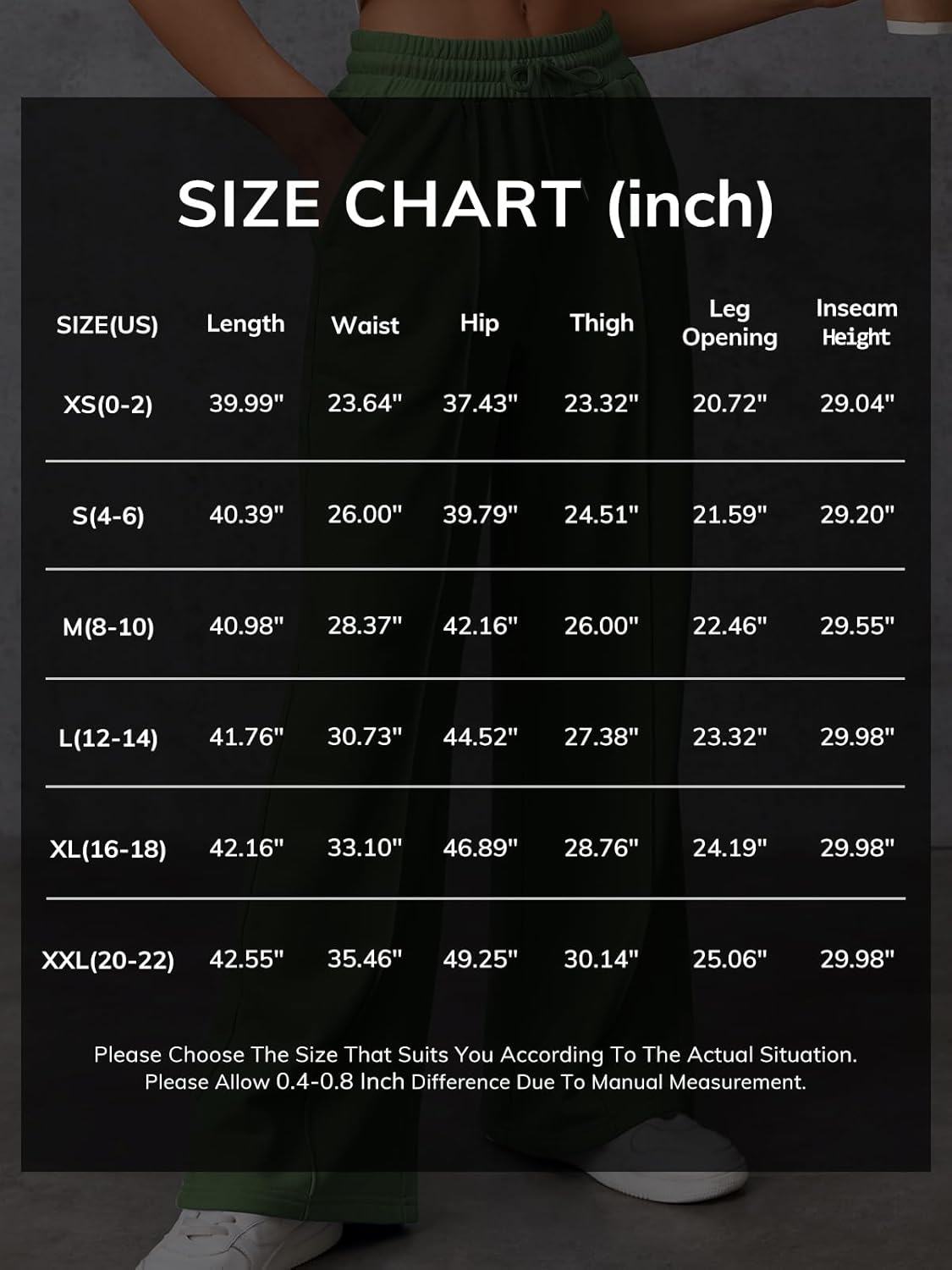 MI ROMIHO Womens Wide Leg Sweatpants