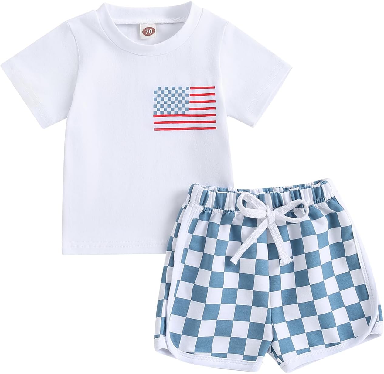 Happy 4th of July Baby Boy Outfit