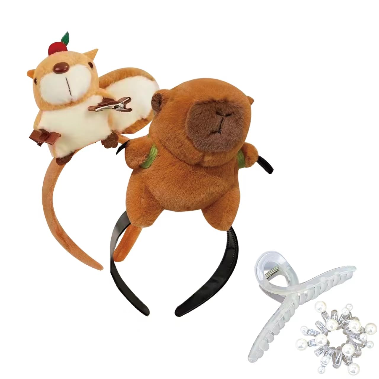Tumahe 2 pcs Remy Ratatouille Headband Plush Clip 1