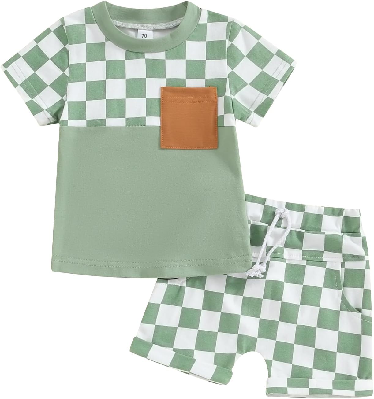 Yoawdats Baby Boy Summer Outfit 2Pcs Set