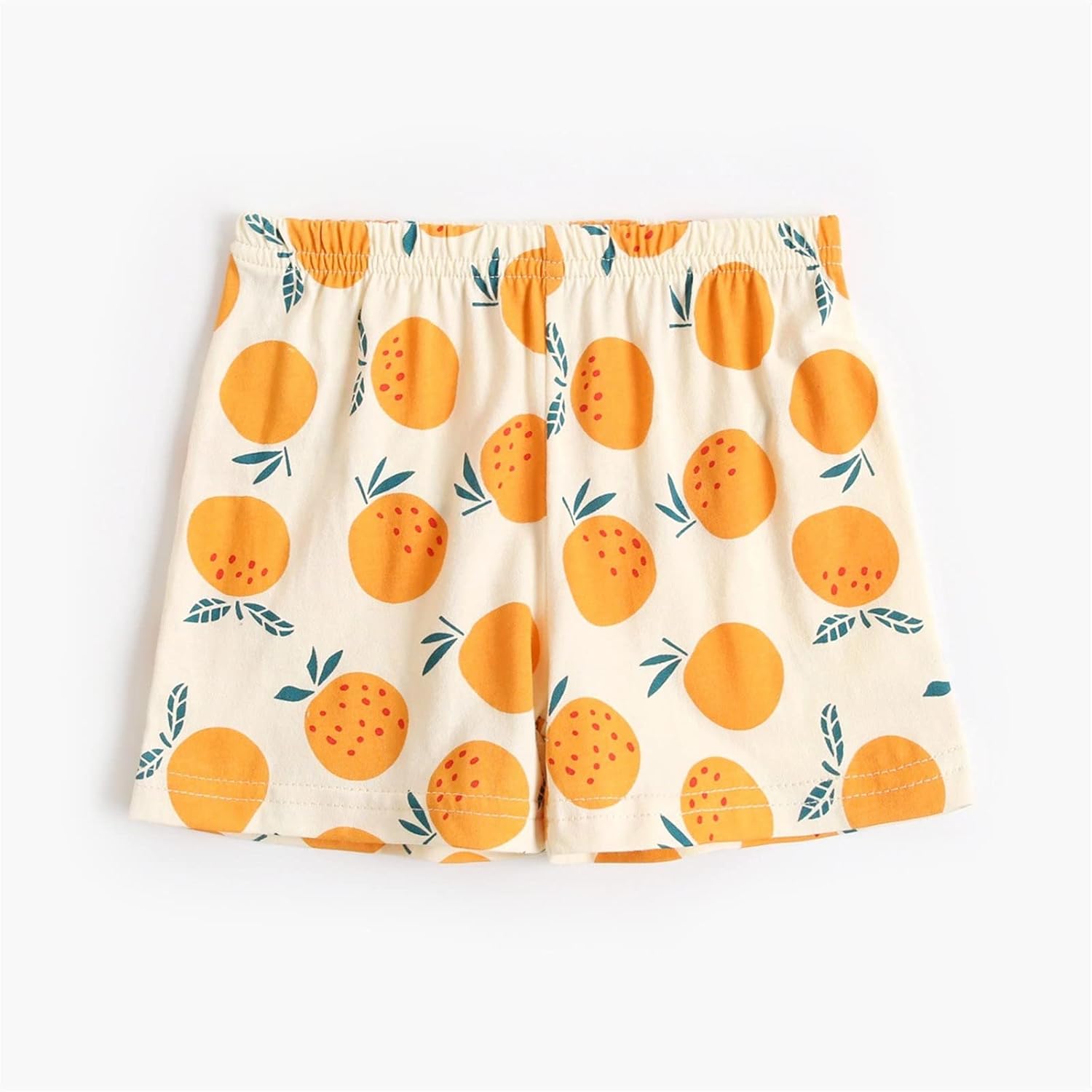 Fruit Print Short Sleeve Outfit for Baby Boys and Girls