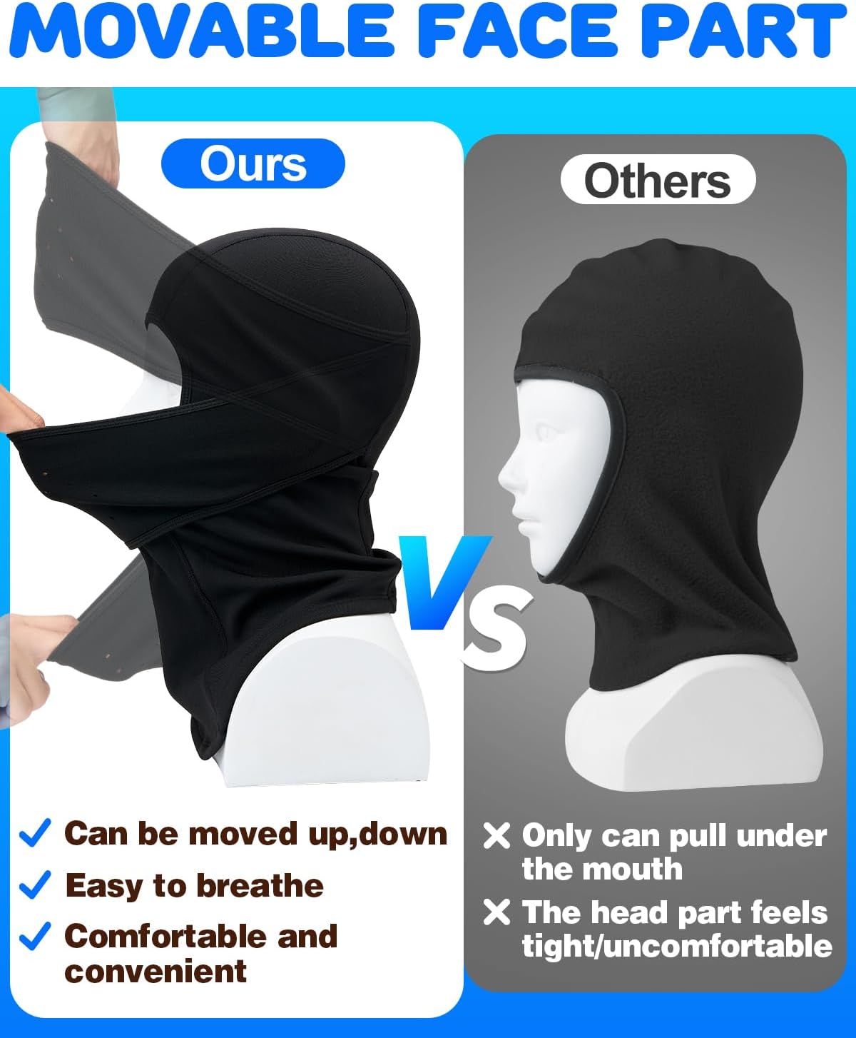 Venswell Kids Thermal Fleece Ski Mask