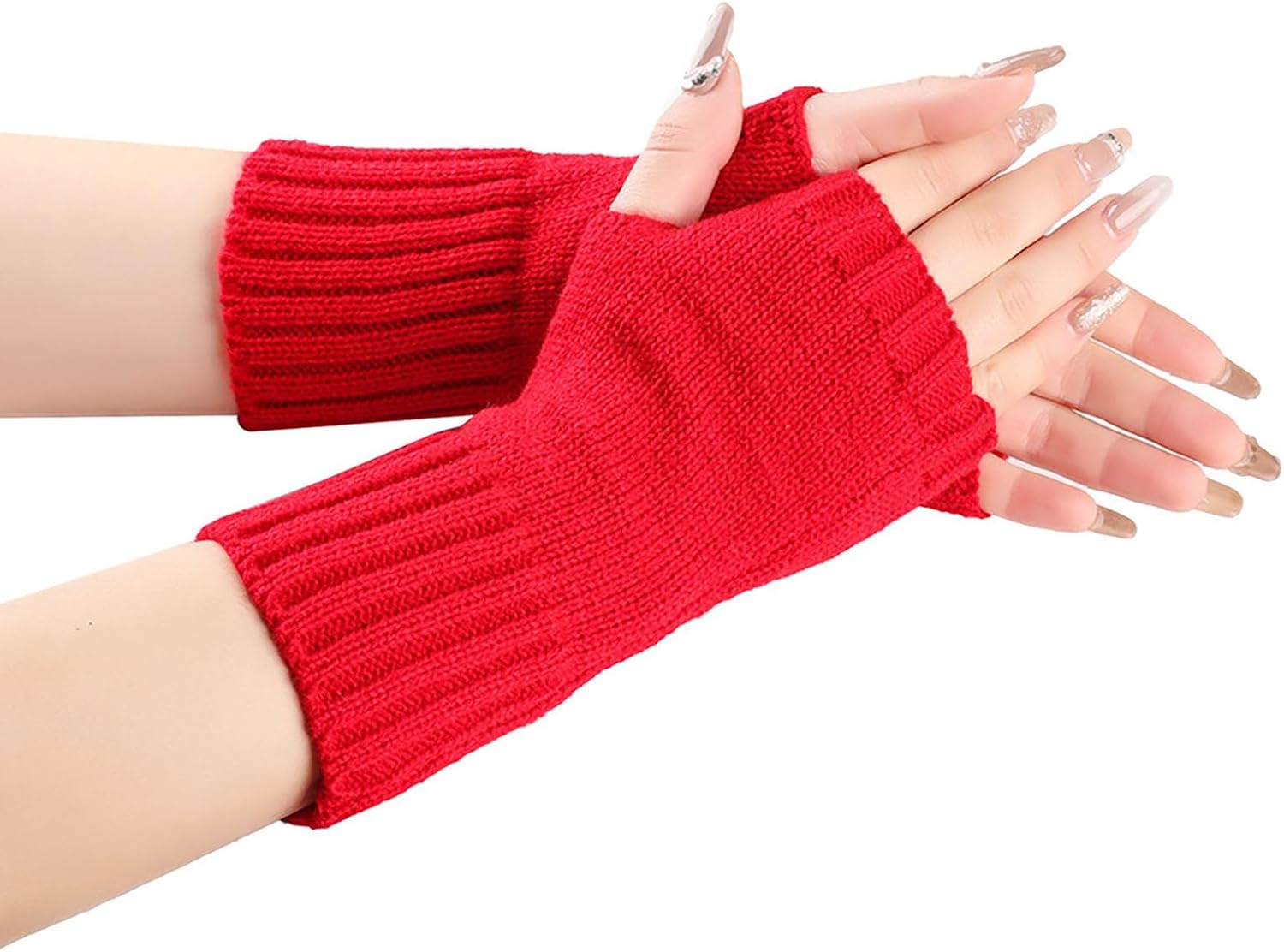 Stretchy Knit Gloves
