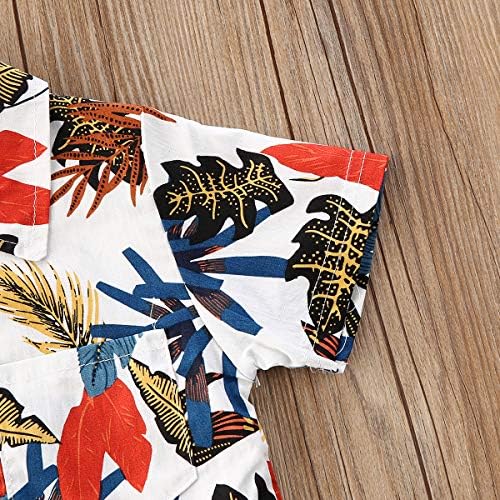 Little Hawaiian Shorts Qiylii Summer Toddler Boys Outfit