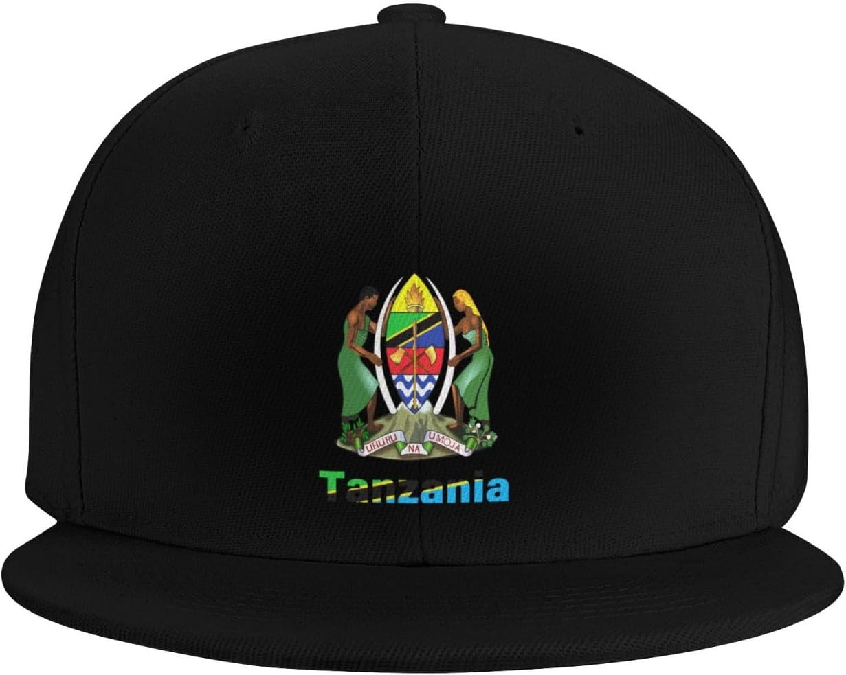 ZRCAIFU National Emblem Flat Bill Cap for Men Women