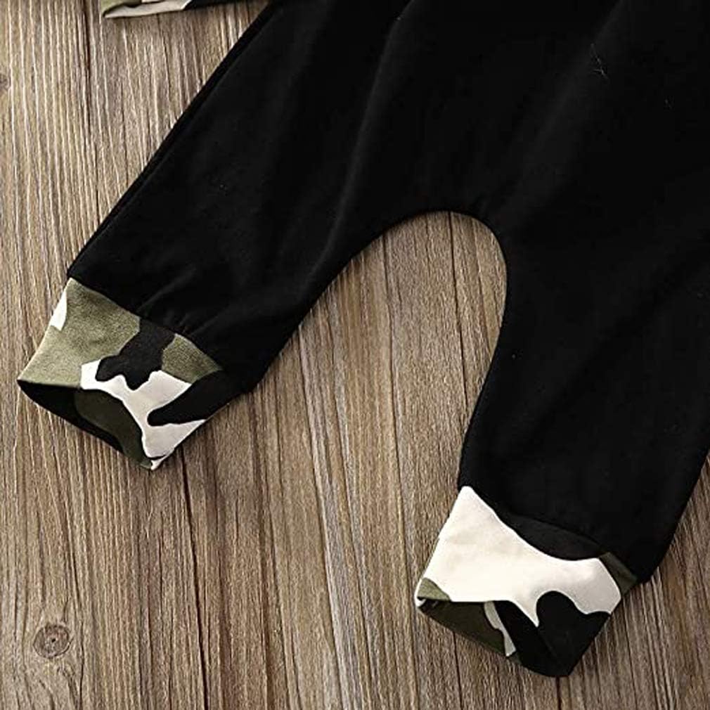Soft 0-3 Toddler Camouflage Hoodie Set