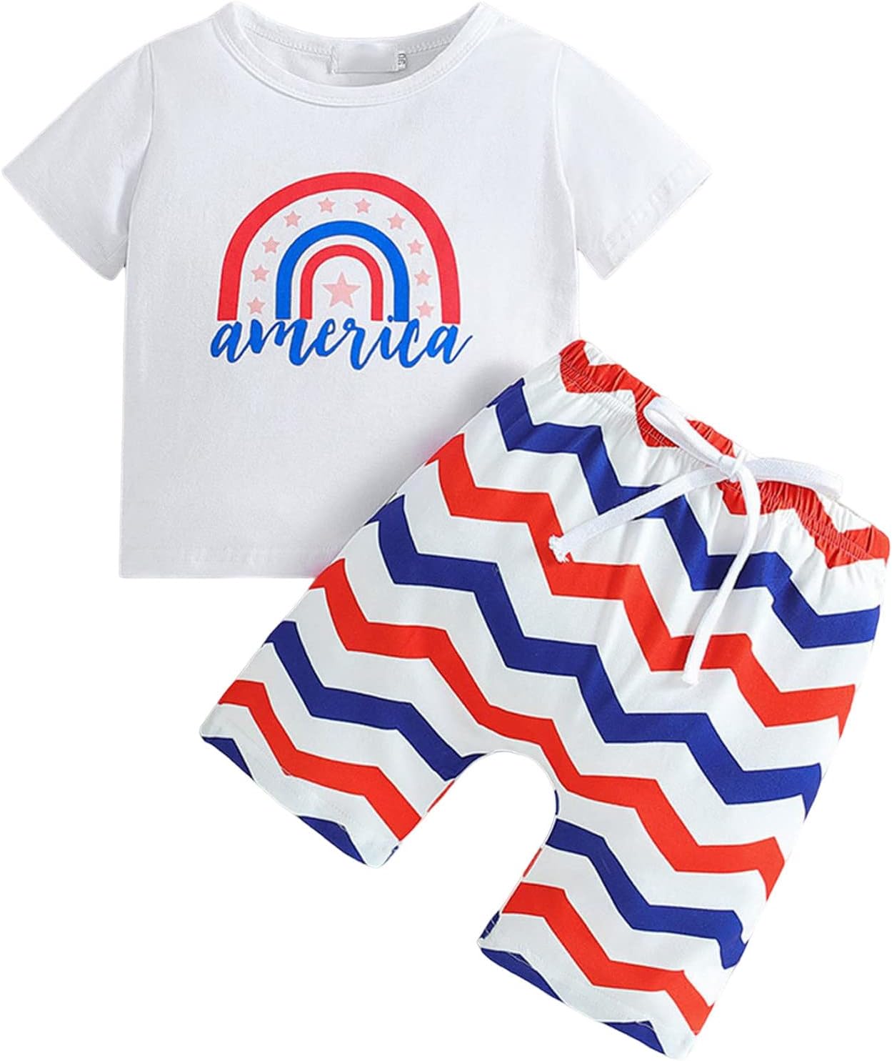 1-2 Year Old Boys Summer Striped Shorts